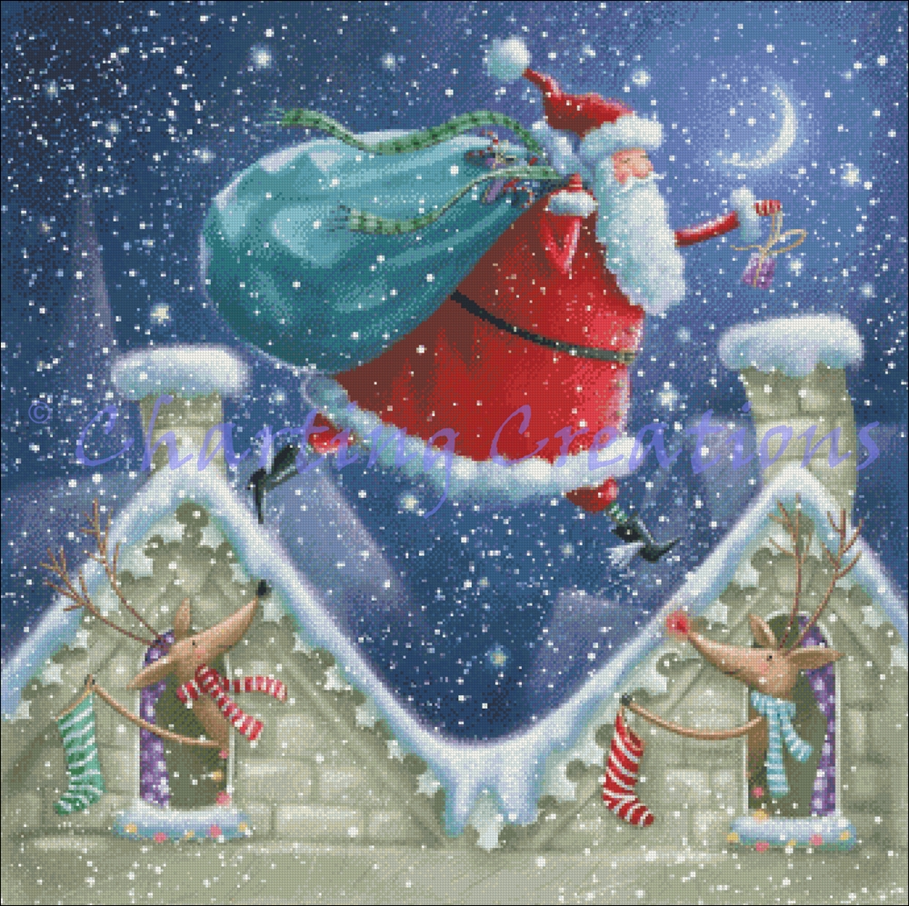 Santa And The Winged Boots